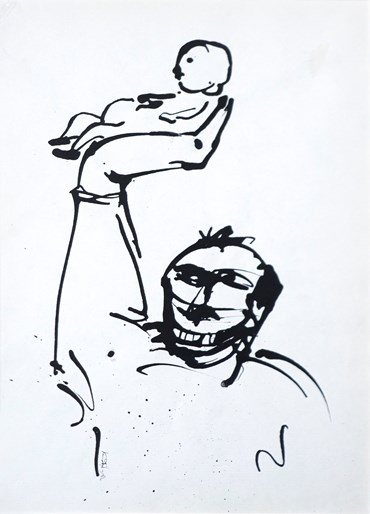 Drawing, Alireza Espahbod, Untitled, 1988, 80194