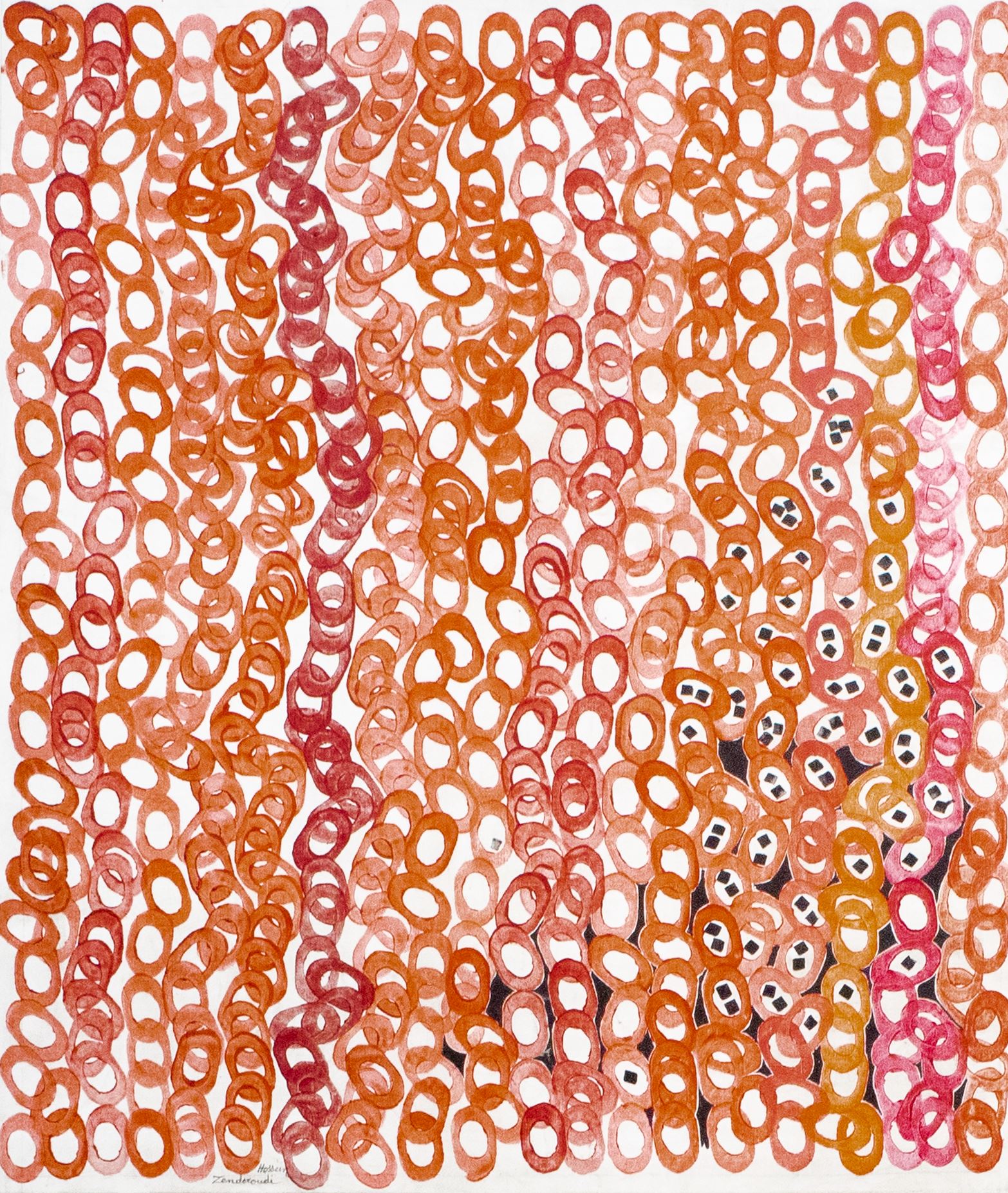 Charles Hossein Zenderoudi, Untitled, 0