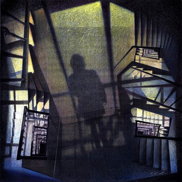 Painting, Samila Amirebrahimi, Stairs, , 78335