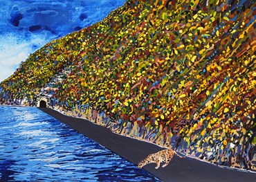 Painting, Mahmoudreza Zandpoor, Untitled, 2024, 75053