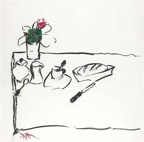 Manoucher Yektai, Still Life, 1975
