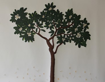 Painting, Maryam Baniasadi,  A Gulcheen tree, 2020, 52147