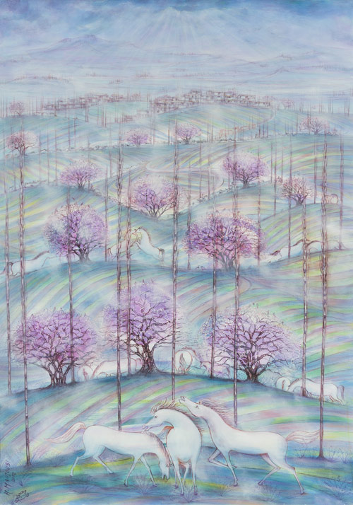 Hossein Mahjoubi, Spring Memory in the Koohin, 2012