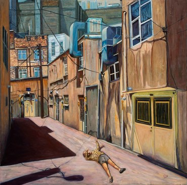 Painting, Mehdi Chitsazha, Red Noon 02, 2024, 79910