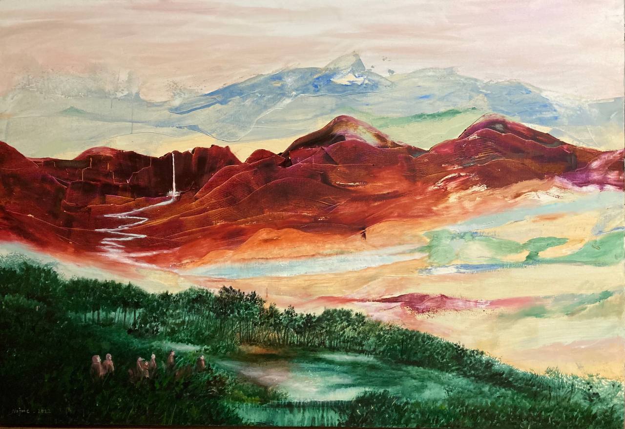 Najme Kazazi, Untitled, 2023