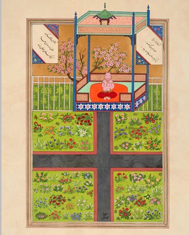 Painting, Mahsa Tehrani, Embracing the Poetic Moments, 2025, 78772