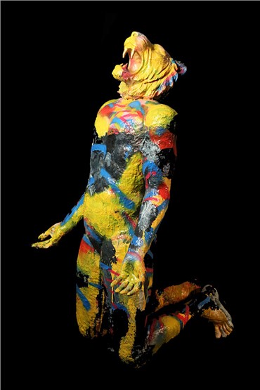 Sculpture, Yousha Bashir, The Tiger Man, 2014, 10355