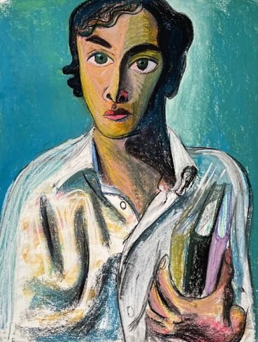 Painting, Morteza Khakshoor, Young Intellectual, 2023, 79699