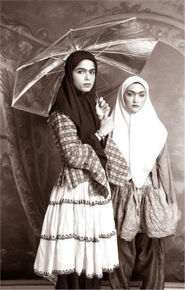 Photography, Shadi Ghadirian, Qajar 26 , 1998, 16649