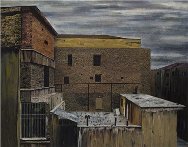 Painting, Javad Modaresi, Rooftop, 2019, 19702