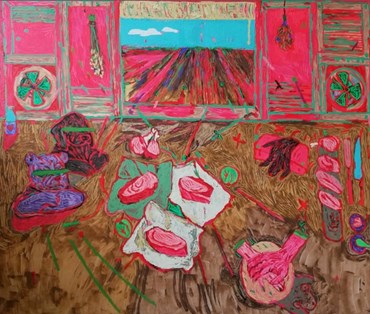 Painting, Bahareh Babaei, The Kitchen, , 77778