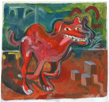 Painting, Sadra Baniasadi, Dog’s tongue, 2015, 23655
