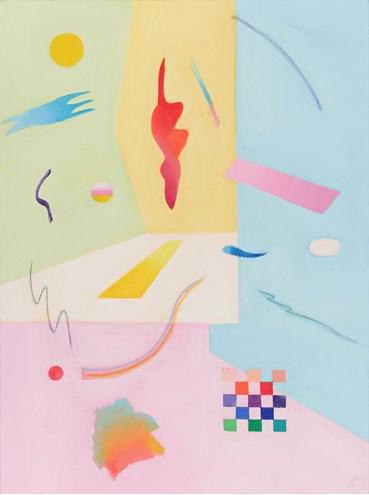 Painting, Nazgol Nayeri, The Yellow Sun Climbed Higher, 2025, 80357