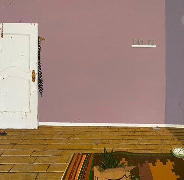 Painting, Azadeh Nia, Purple Room, 2020, 75282