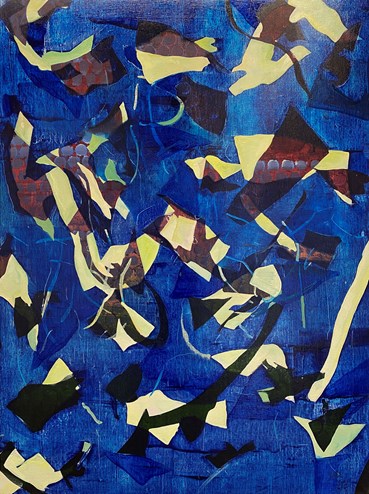 Painting, Yasaman Nozari, Untitled (Flags), 2021, 48418