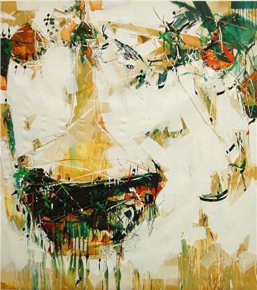 Painting, Shahriar Ahmadi, Kiss the Wine, 2015, 6428