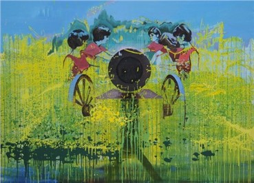 Painting, Mehdi Farhadian, Birth, 2008, 7022