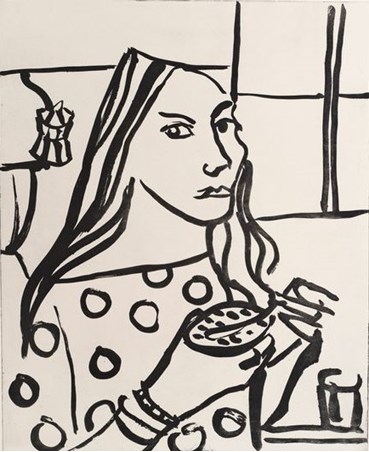 , Chantal Joffe, Esme with a Dragon Fruit (My Dearest Dust), 2025, 80394