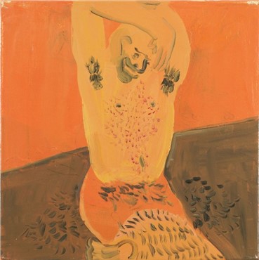 Painting, Tala Madani, Pose, 2006, 17357