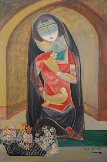 Painting, Jazeh Tabatabai, Untitled, 1960, 77380