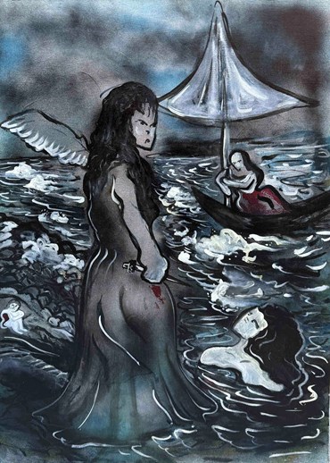 Painting, Shaghayegh Ahmadian, Untitled, 2024, 80225