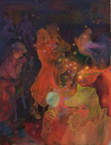 Painting, Nastaran Shahbazi, Stars Fade Away at Dawn, 2025, 78301