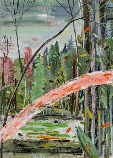 Painting, Nikzad Nodjoumi (Nicky), Abstract Landscape, 2016, 25872