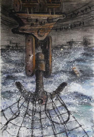 Painting, Pegah Rajamand, Net, 2025, 80227