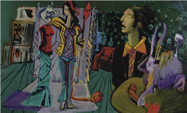 Painting, Rokni Haerizadeh, The Telephone, 2005, 4397