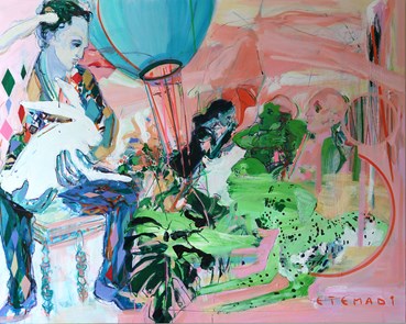 Painting, Elham Etemadi, Rencontre , 2021, 53544