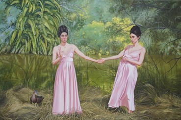 Painting, Nazila Jahangir, Immigration - Birth , 2023, 78885