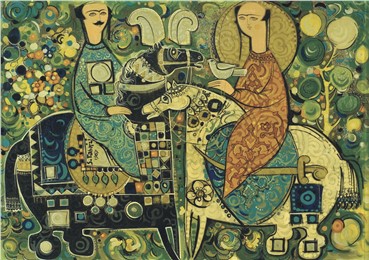 Painting, Sadegh Tabrizi, Untitled, 1967, 14927