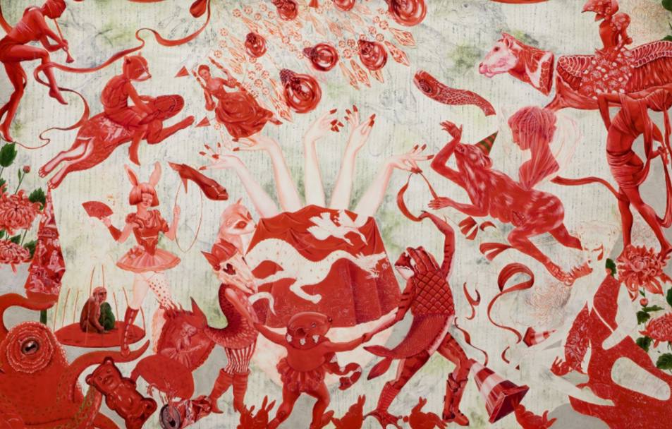 Nafiseh Moeini, Red 001, 2023