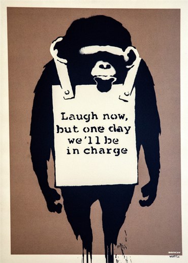 , Banksy, Laugh Now, 2003, 22461