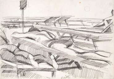 Drawing, The Late Ali Golestaneh, Untitled, 1982, 45181