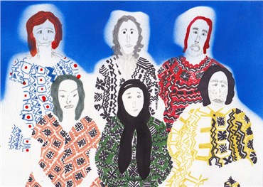 Painting, Elham Rokni, Khalili Sisters 27, 2014, 25128