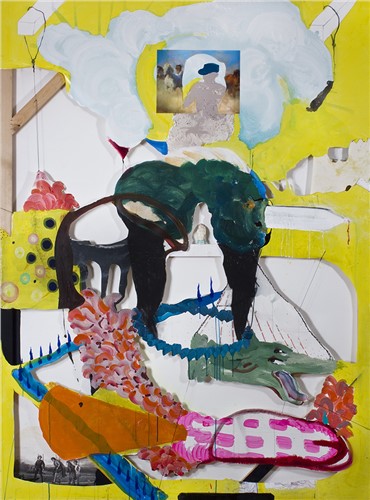 Mixed media, Maryam Mimi Amini, The Rebellious Children Staid in Painting, 2012, 15957