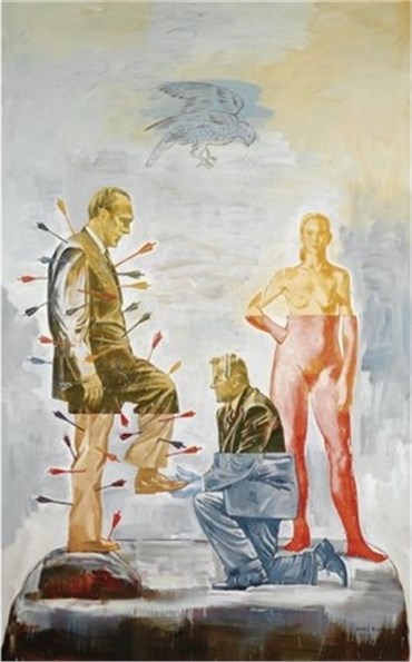 Painting, Nikzad Nodjoumi (Nicky), The Intimate Pleasure of Watching, 2005, 20487