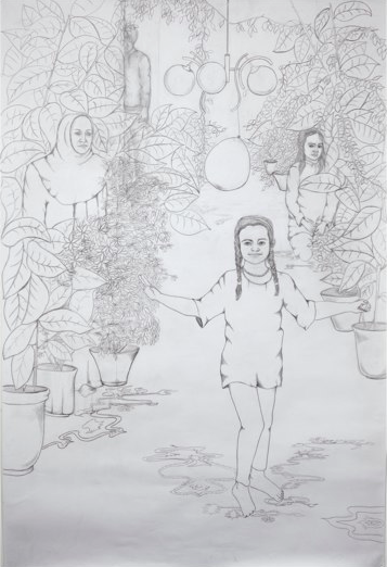 Drawing, Atousa Bandeh, Plants, 2009, 42367