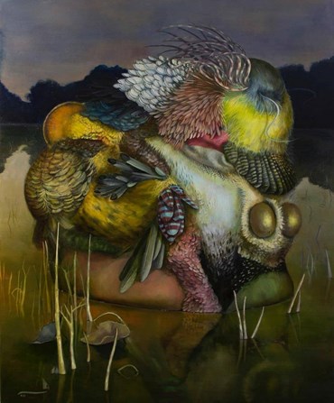 Painting, Nasim Davari, Simorgh, 2021, 75433