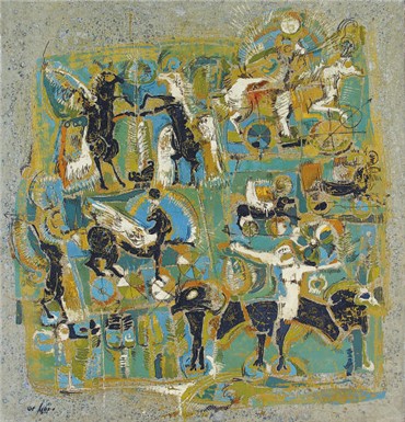 Painting, Massoud Arabshahi, Untitled, 1975, 4511