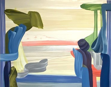 Painting, Moje Assefjah, The Silver Plateau, 2025, 81028