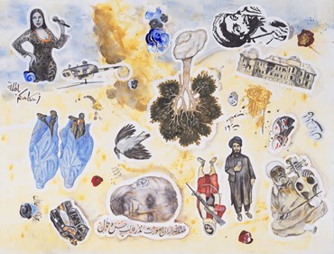 Painting, Khosrow Khosravi, Sticker, , 58143