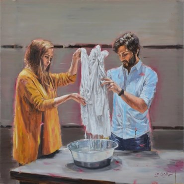 Painting, Masoud Sadedin, Washing , , 52581