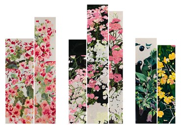 Painting, Mozhan Yaghoubi, Midsummer Tremble Final Installation, 2025, 82339