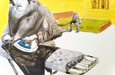 Painting, Shoora Majedian, Don't Go, 2020, 78142