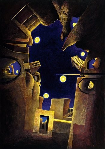 Painting, Samila Amirebrahimi, Night, 2004, 78337