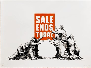 , Banksy, Sale Ends Today, 2017, 21856