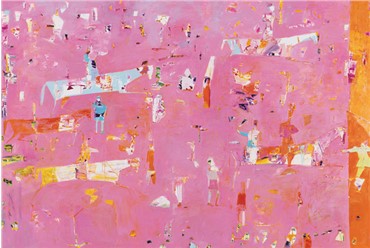 Painting, Reza Derakshani, Hunting the Pink, 2013, 216