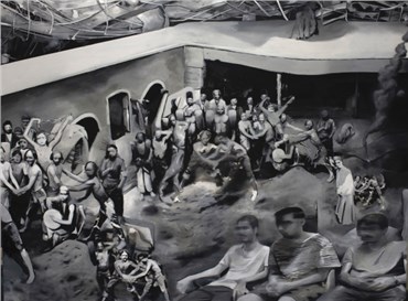 Painting, Sepehr Hajiabadi, Watching, 2019, 25151